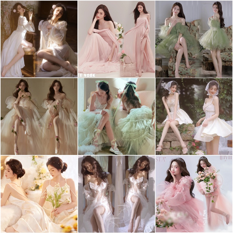 Ethnic Fashion Wear For Women - Sweet Atmosphere Spring Korean Style Photography
