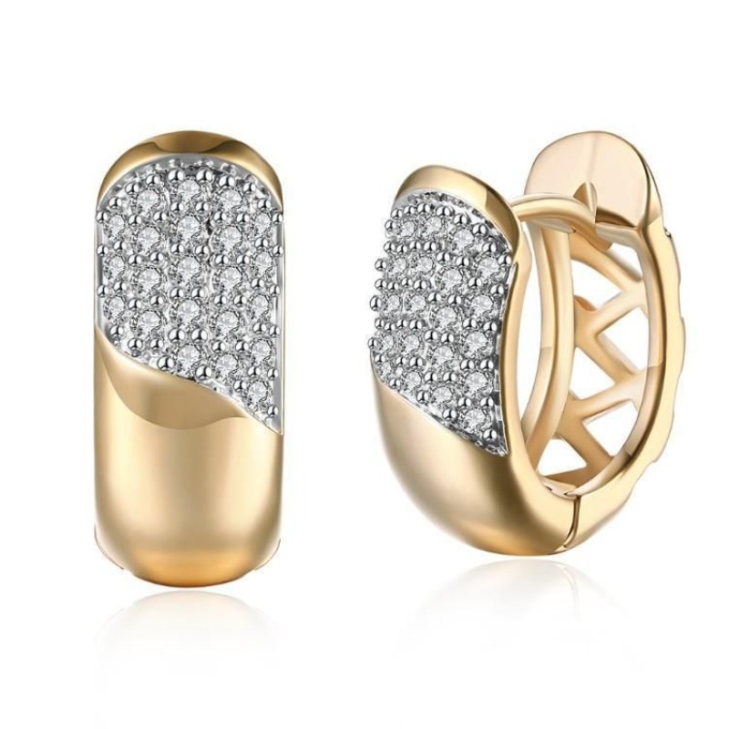 Ethnic Luxe Fashion - BKBK Two Tone Paved Cubic Zirconia