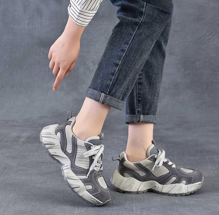 4.5cm Air Mesh Suede Genuine L - Ethnic Fashion For Women ulasan dan harga