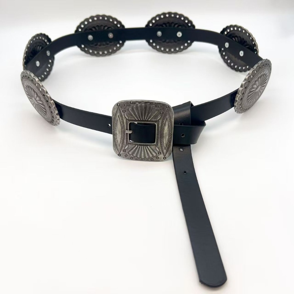 Fashion Y2K Metal Carved Belts - Y2K Ethnic Fashion ulasan dan harga