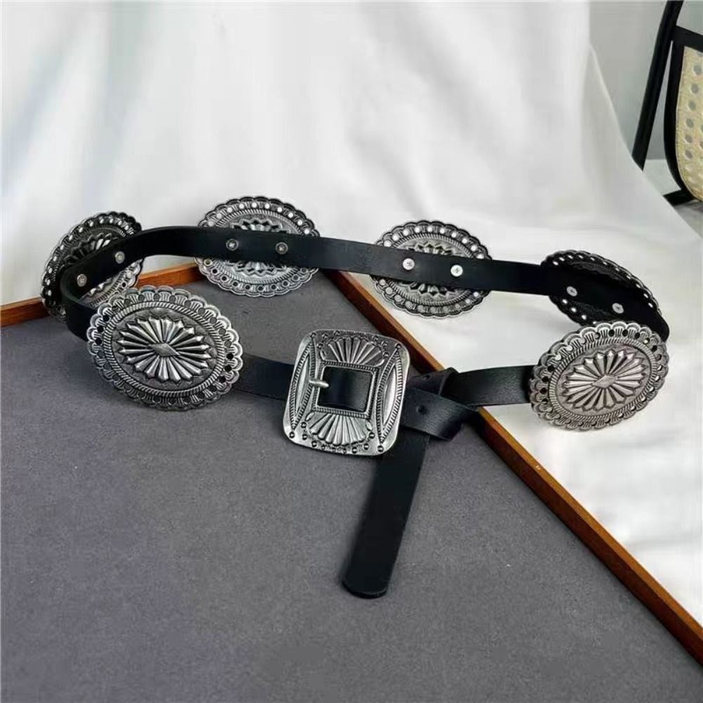 Fashion Y2K Metal Carved Belts - Y2K Ethnic Fashion ulasan dan harga