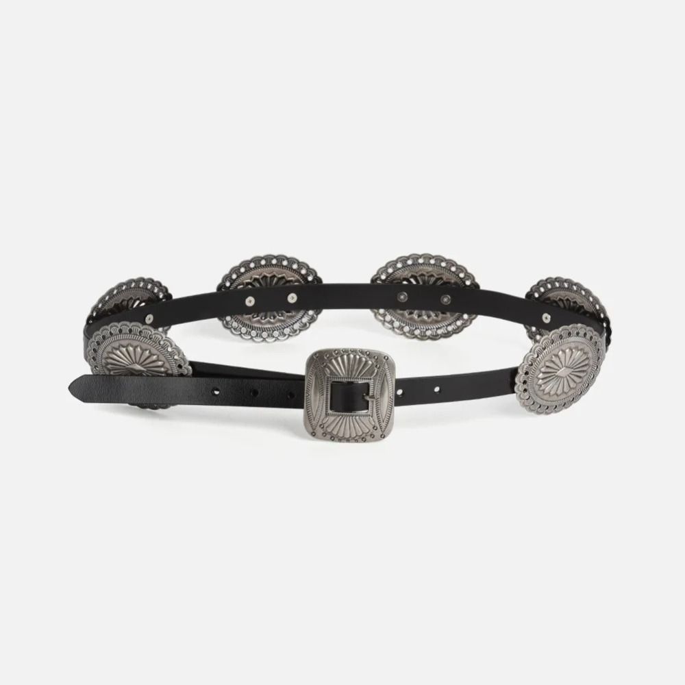 Fashion Y2K Metal Carved Belts - Y2K Ethnic Fashion ulasan dan harga