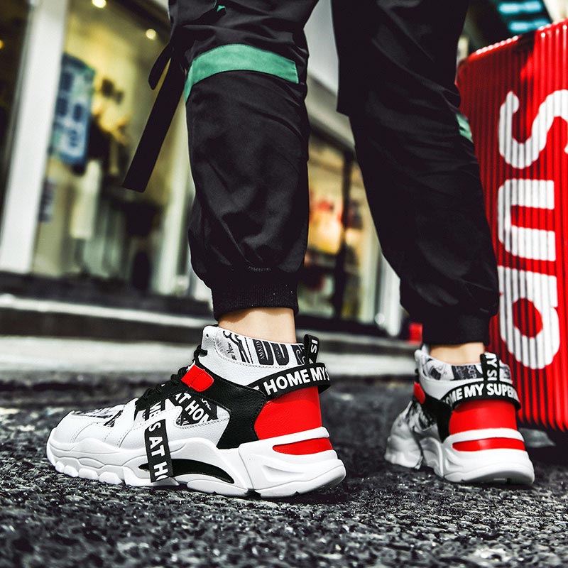 Large Size High Top Chunky Man - Ethnic Luxe Fashion ulasan dan harga