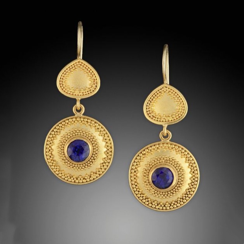 JK Vintage Matte Gold Granulat - Ethnic Luxe Fashion ulasan dan harga