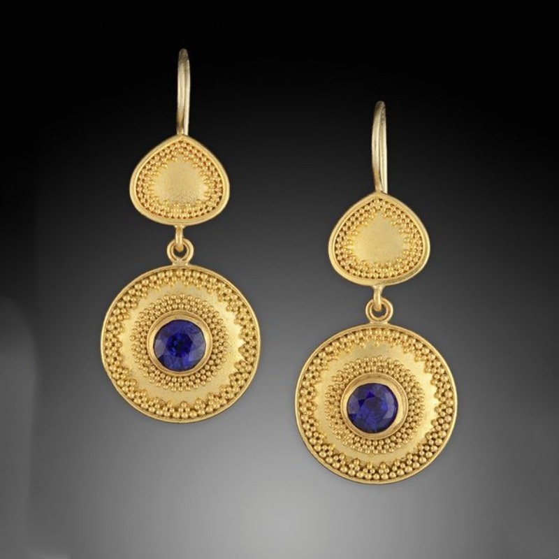 JK Vintage Matte Gold Granulat - Ethnic Luxe Fashion ulasan dan harga