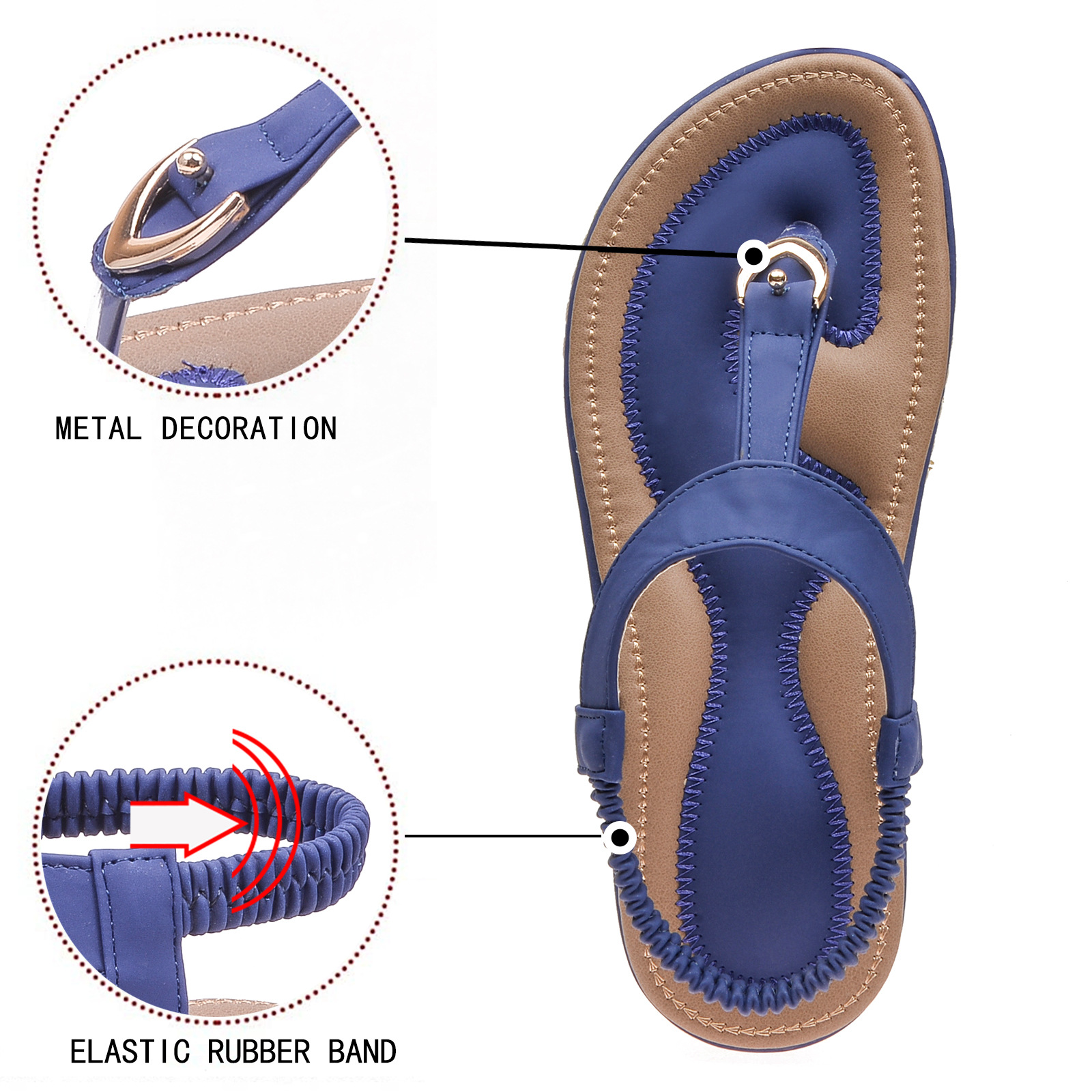 2026 Women Sandals Bohemia Cas - Ethnic Fashion For Women ulasan dan harga