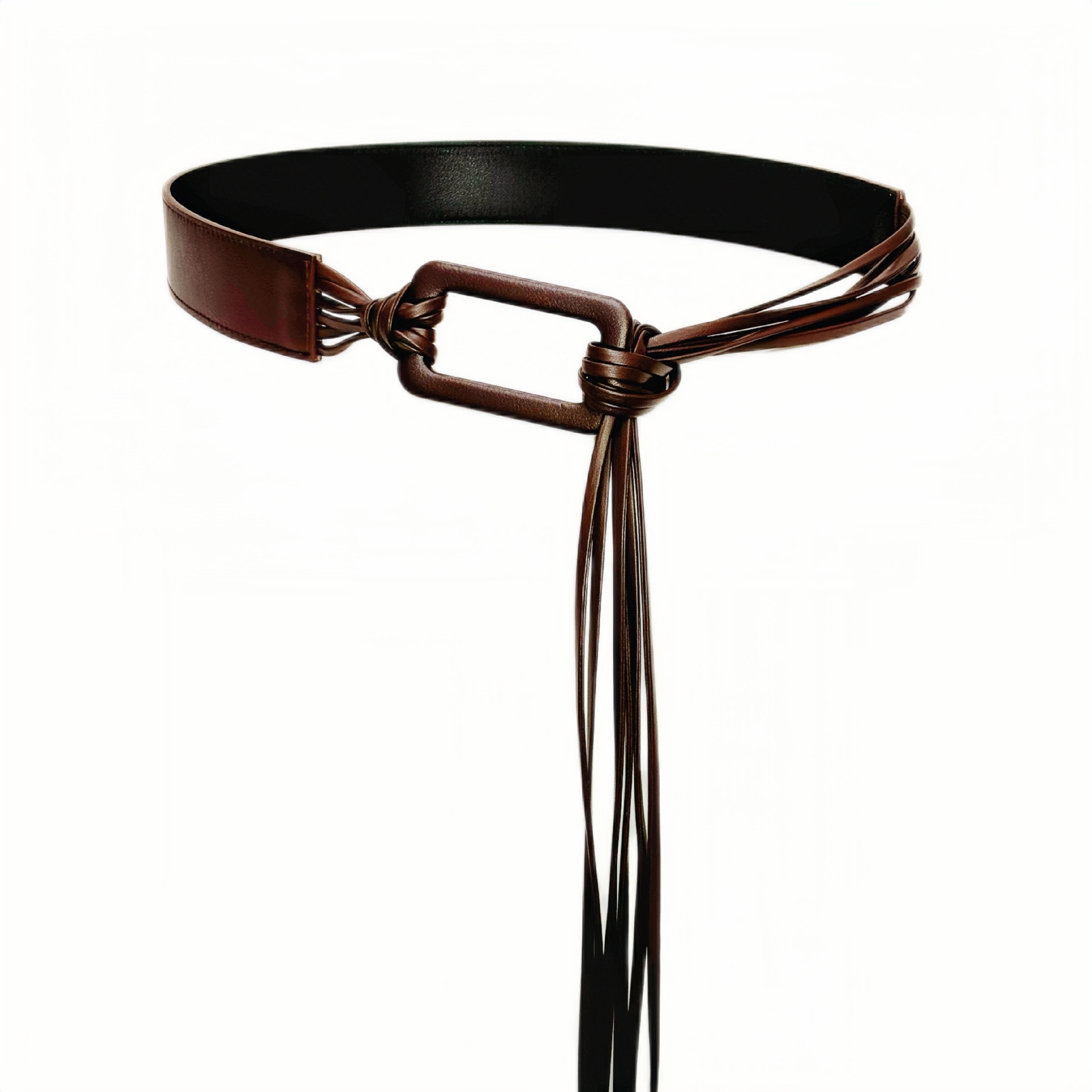 Fashion Knotted Thin Belt Wome - Y2K Ethnic Fashion ulasan dan harga