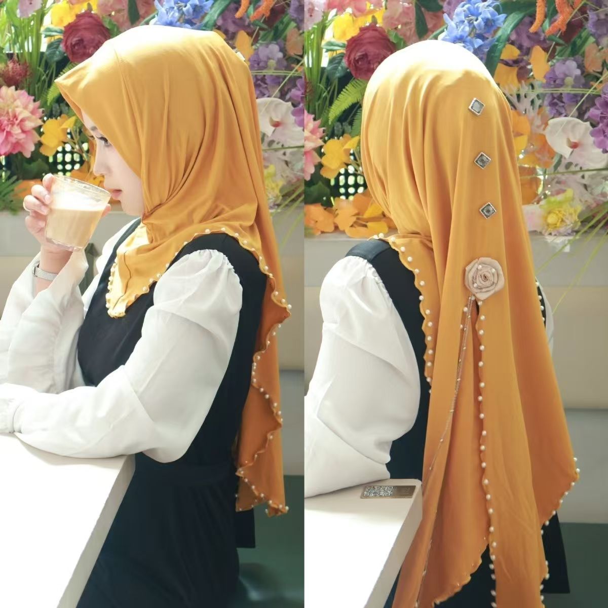 New Hats Hijab Scarf  Ethnic C - Ethnic Fashion For Women ulasan dan harga