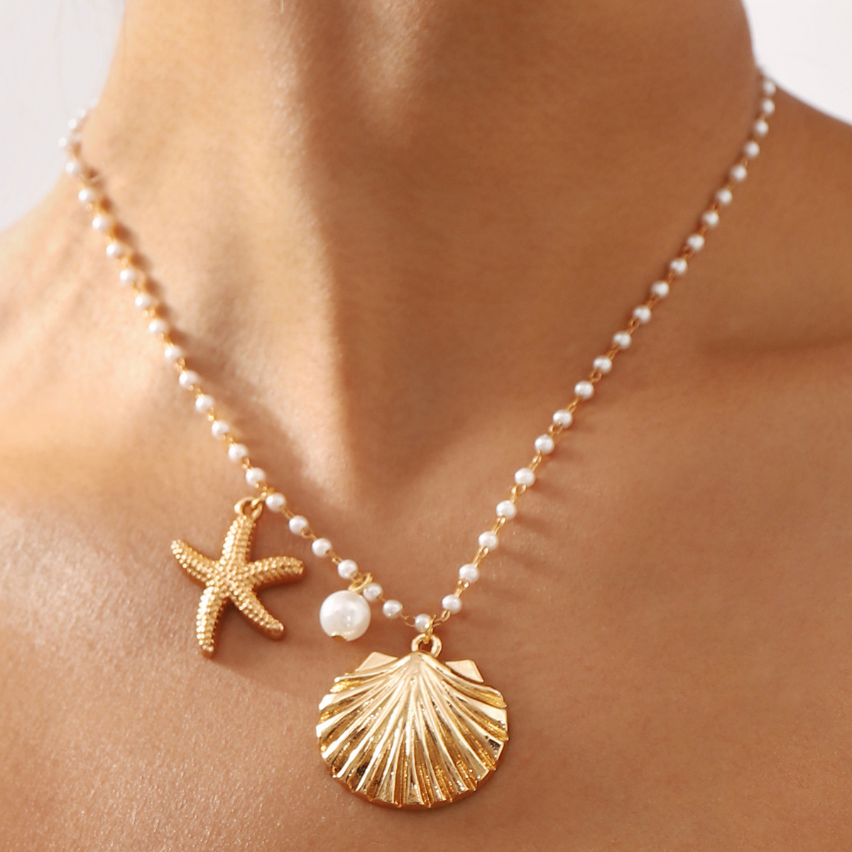 Boho Metal Big Starfish Star P - Y2K Ethnic Fashion ulasan dan harga