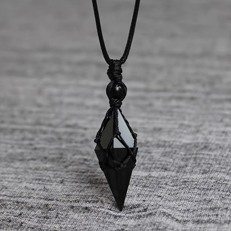 Black Obsidian Arrowhead Cryst - Ethnic Fashion Wear For Women ulasan dan harga