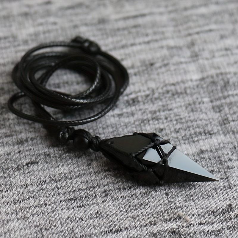 Black Obsidian Arrowhead Cryst - Ethnic Fashion Wear For Women ulasan dan harga