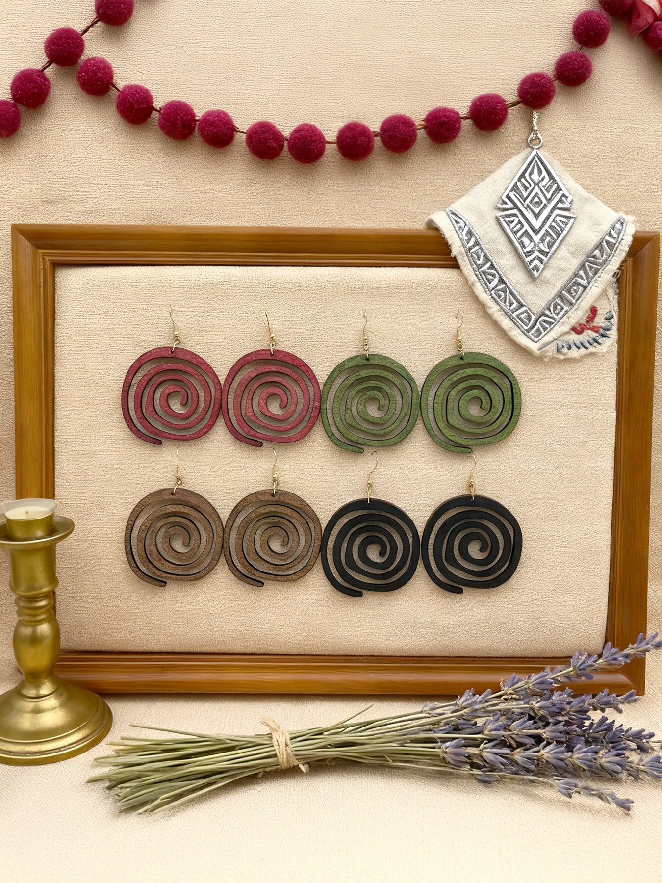 4 Pairs/Set of Vintage-Style W - Ethnic Fashion Wear For Women ulasan dan harga