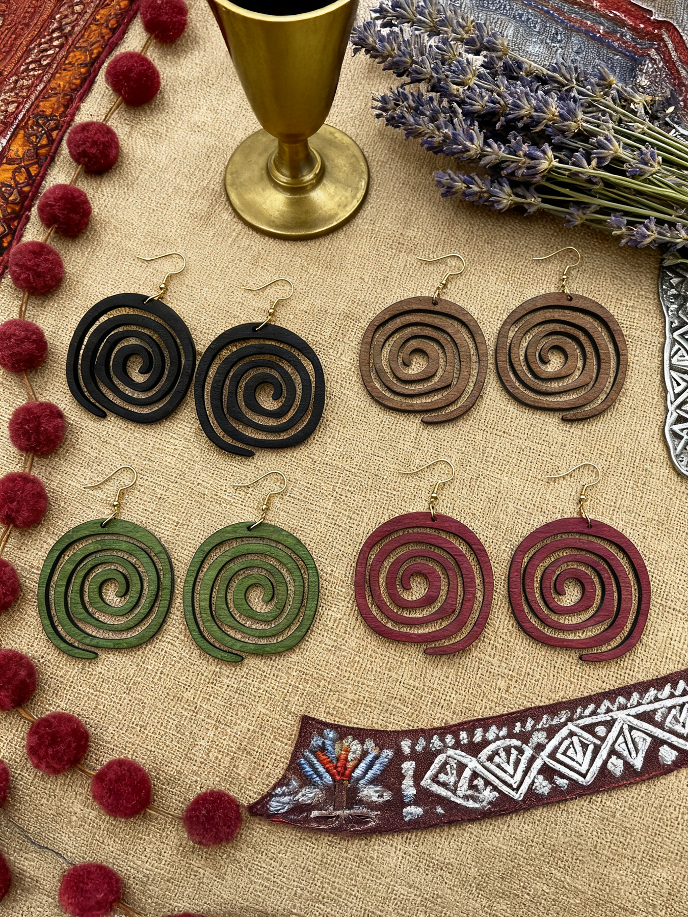 4 Pairs/Set of Vintage-Style W - Ethnic Fashion Wear For Women ulasan dan harga