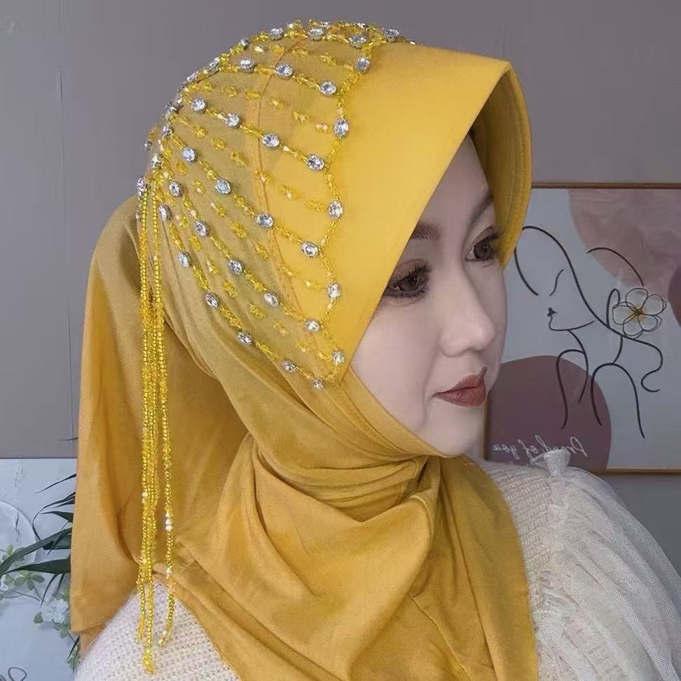 Africa Ethnic Hats Hijab Black - Ethnic Fashion For Women ulasan dan harga