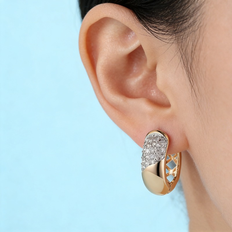 BKBK Two Tone Paved Cubic Zirc - Ethnic Luxe Fashion ulasan dan harga